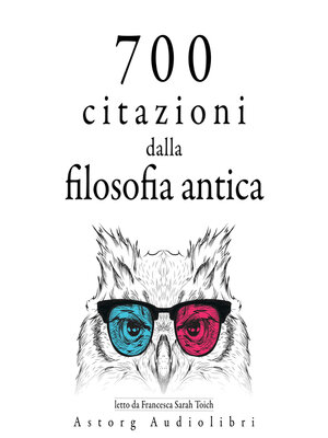cover image of 700 citazioni dalla filosofia antica